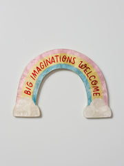 Capiz Shell Art Tile - Fun House - Rainbow