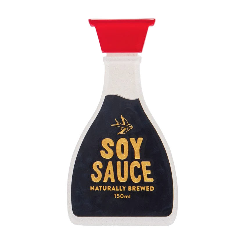 Condiments Brooch - The Joy of Soy
