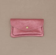 Kangaroo Double Pocket Wallet - Dark Rose