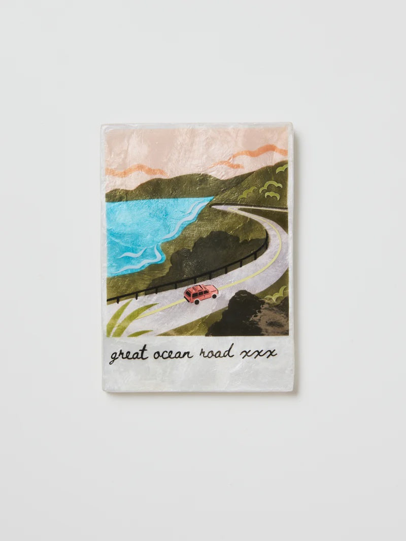 Capiz Shell Art Tile - Snapshot - Great Ocean