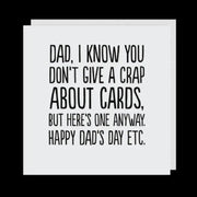 Don't Give A Crap Card