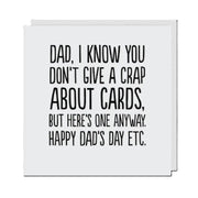 Don't Give A Crap Card