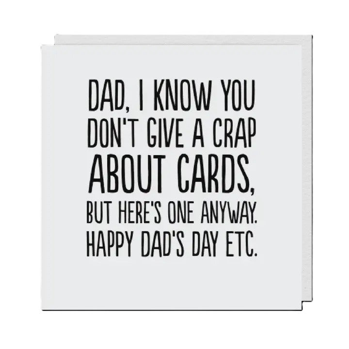Don't Give A Crap Card