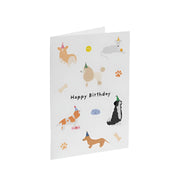 Party Pups Birthday Card - Dog