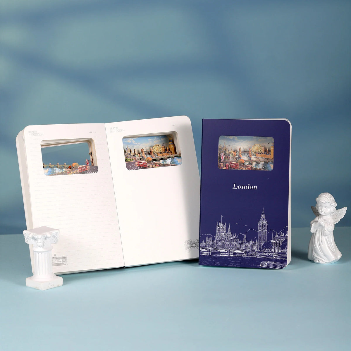 3D Paper Art Notebook - London