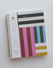 2027 Large Format Planner - Cabana Stripe
