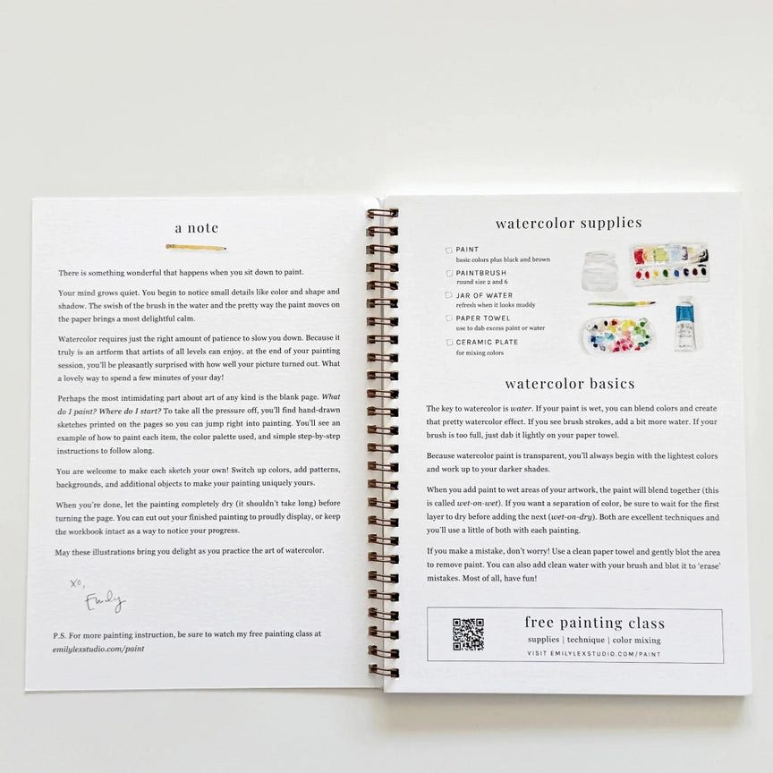 Watercolour Workbook - Fruit