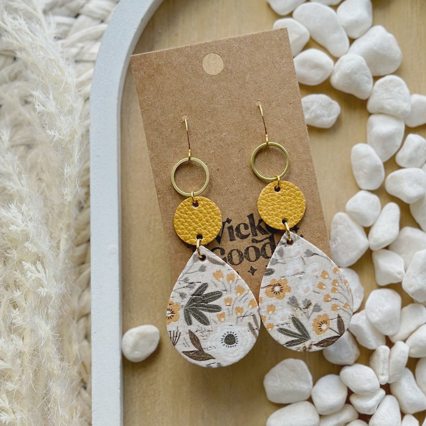 Jake Drop Earrings - Honey Blooms