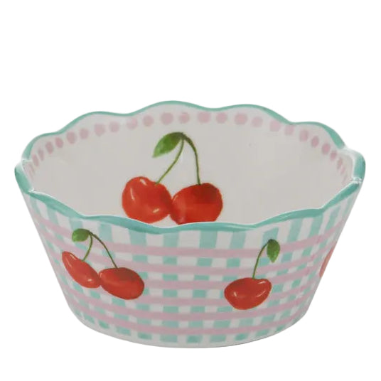 Capri Cherry Scallop Bowl