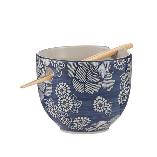 Nara Noodle Bowl with Chopsticks - Bloom