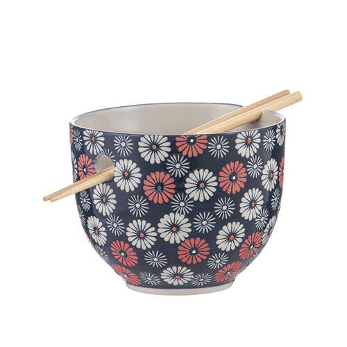 Nara Noodle Bowl with Chopsticks - Flora