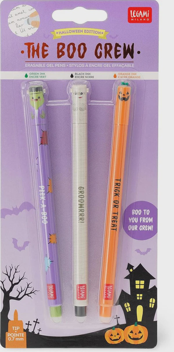 Erasable Pens Set of 3 - The Boo Crew