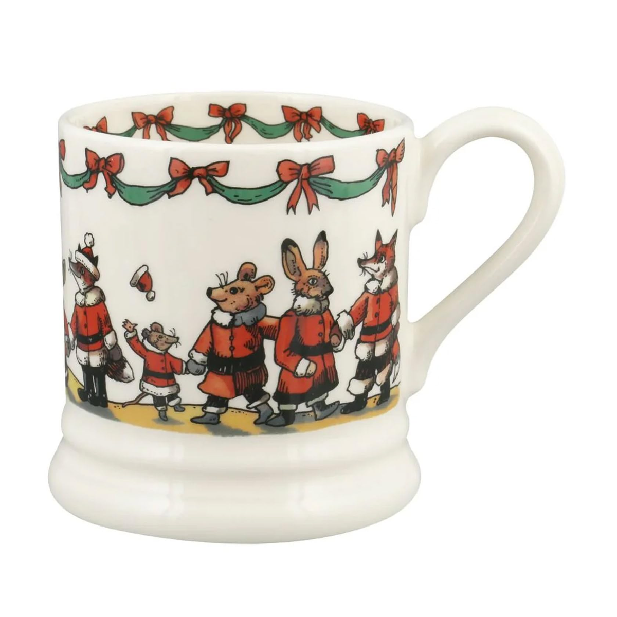 Half Pint Mug - Woodland Santa
