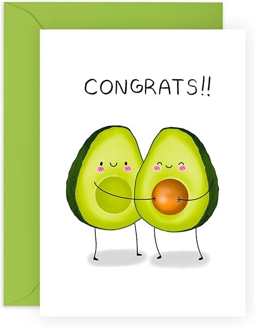 Avocado Baby Congrats Card