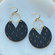 Oliver Drop Earrings - Coal