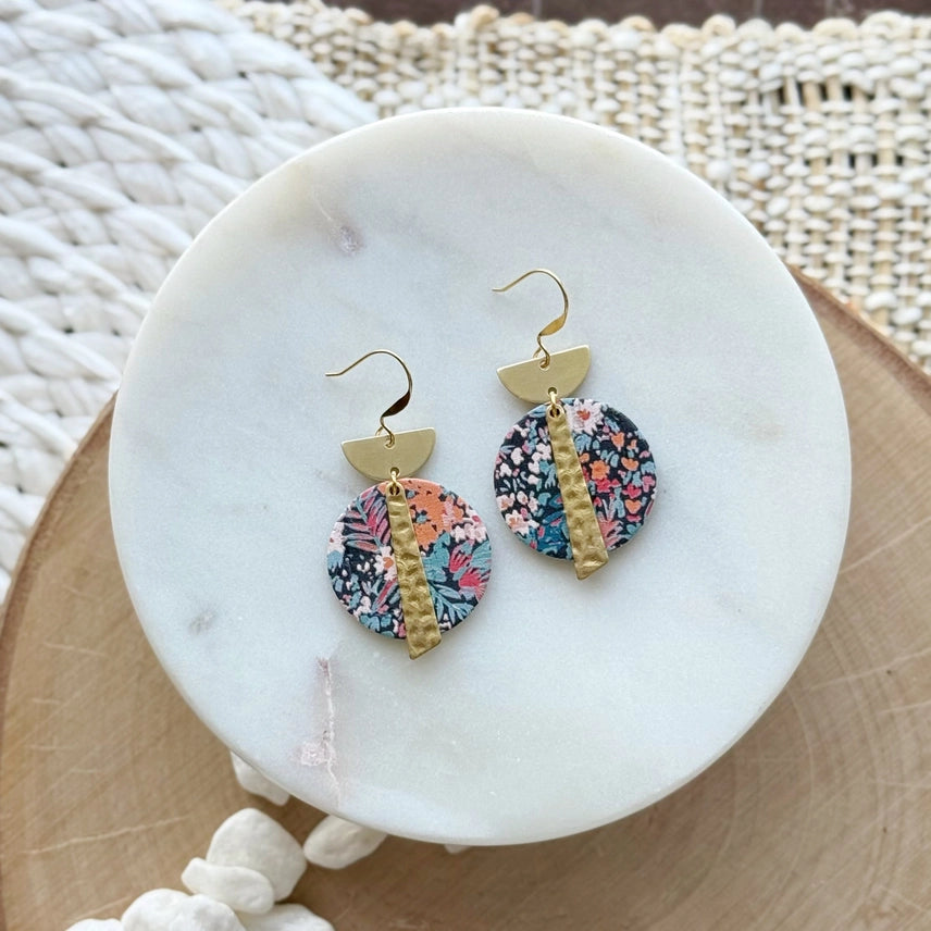 Crest Drop Earrings - Mountain Meadow