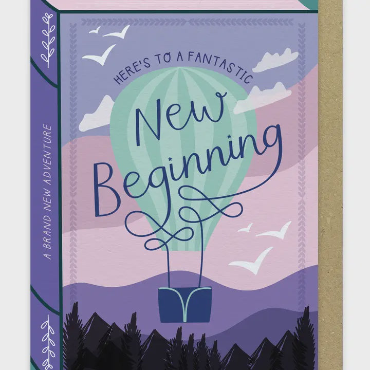 A New Beginning Book Card