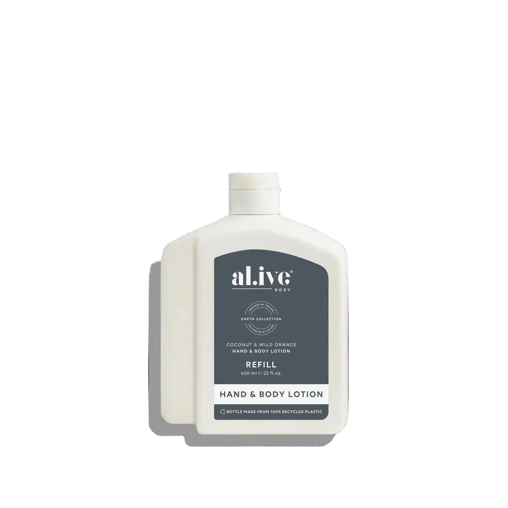 650ml Lotion Refill - Coconut & Wild Orange
