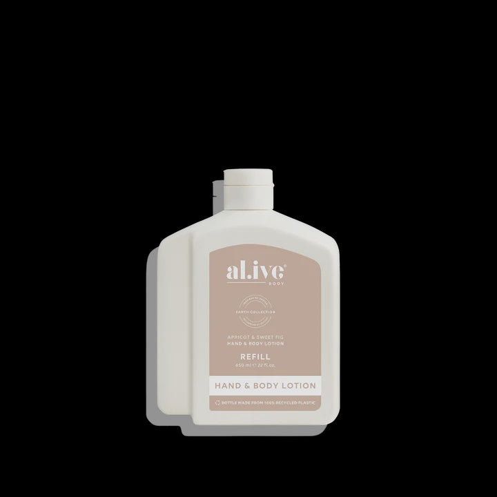 650ml Lotion Refill - Apricot & Sweet Fig