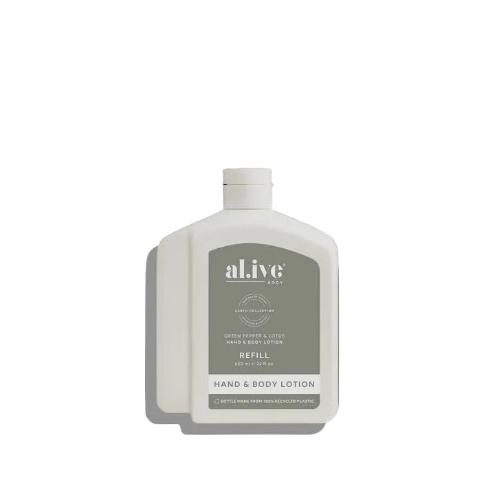 650ml Lotion Refill - Green Pepper & Lotus