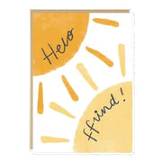 Helo Ffrind Card