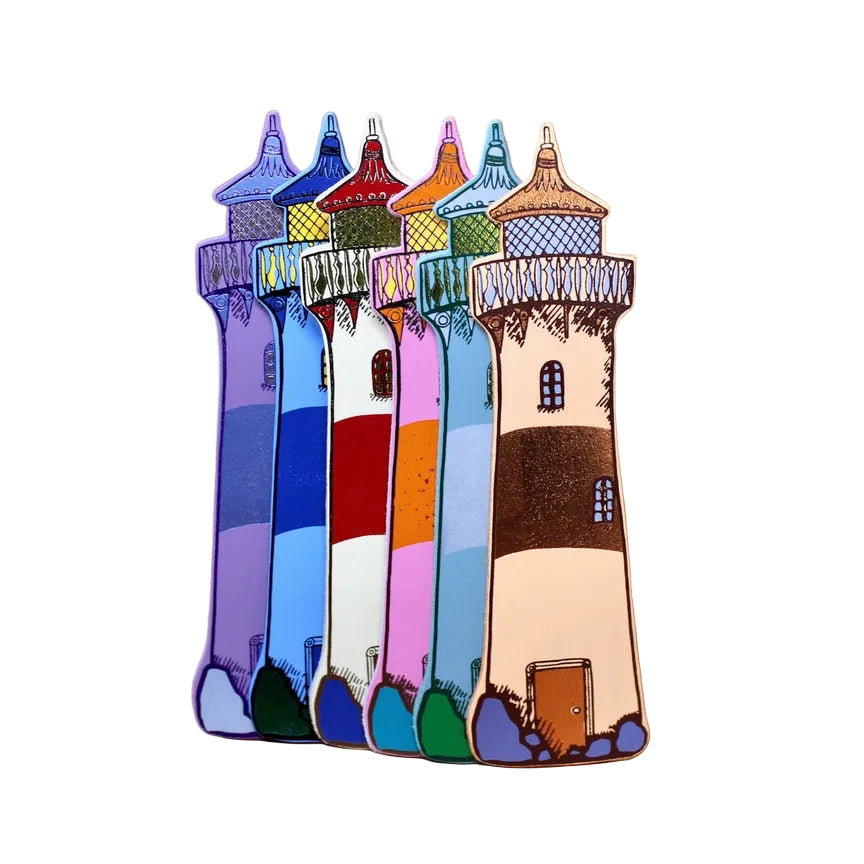 Lighthouse Bookmark - Cream