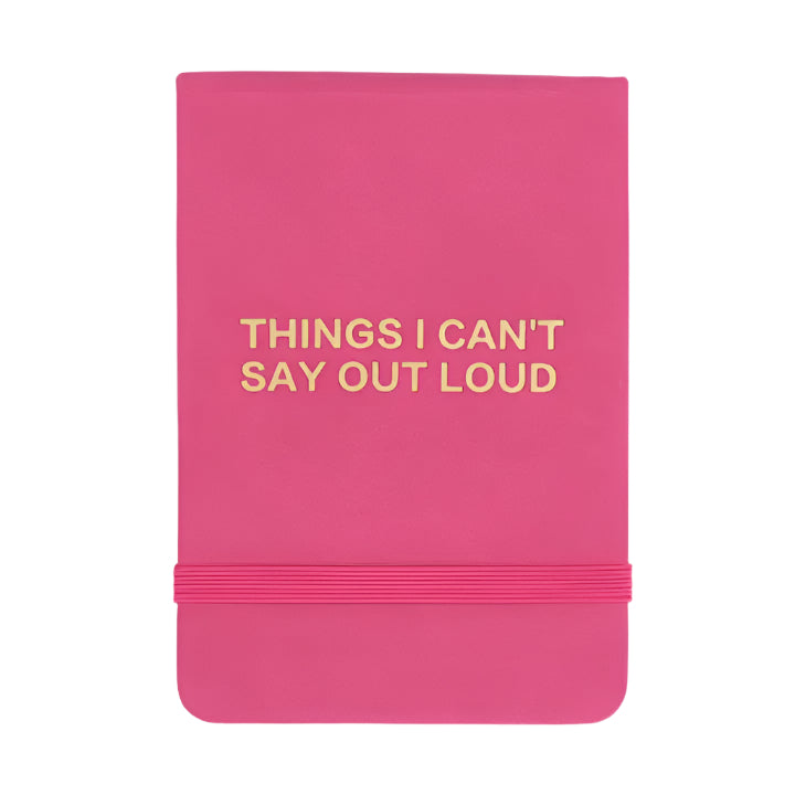 Leatherette Pocket Journal - Things I Can't Say Out Loud