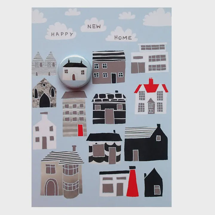 Card With Badge - Happy New Home
