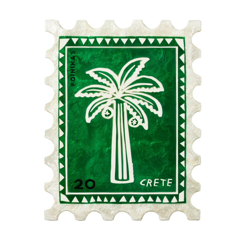 Capiz Shell Art - Sunroom Stamp - Palm