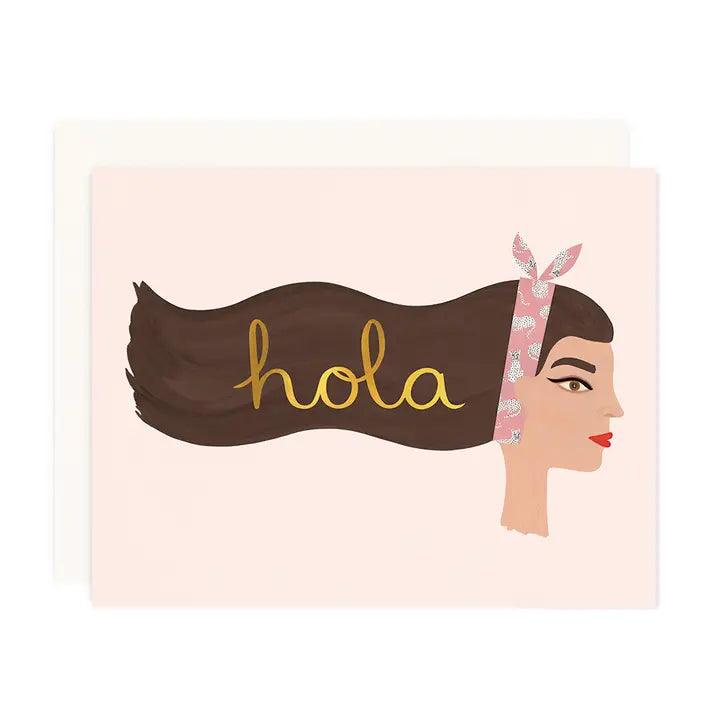 Hola Greeting Card