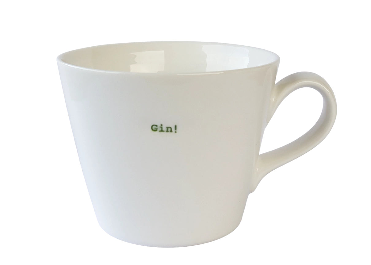 Word Bucket Mug - Gin