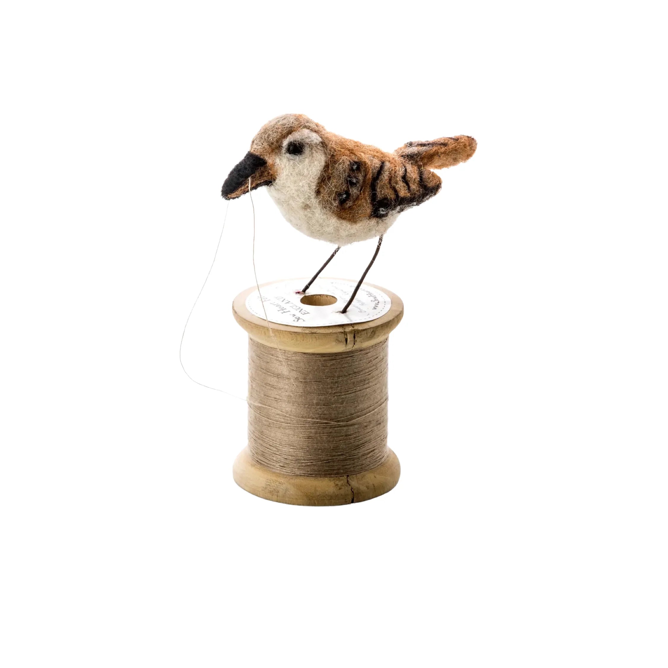 Felt Bird On A Bobbin