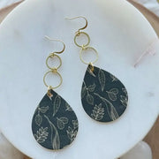 Noel Drop Earrings - Forest Floor