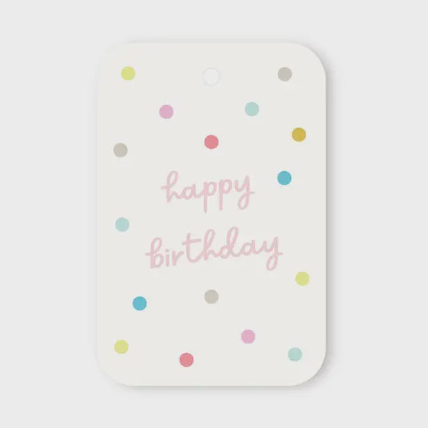 Gift Tag - Confetti Birthday