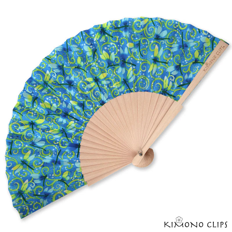 Kimono Fabric Hand Fan
