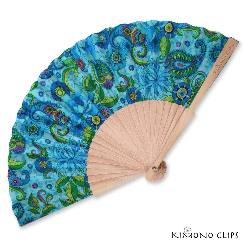 Kimono Fabric Hand Fan