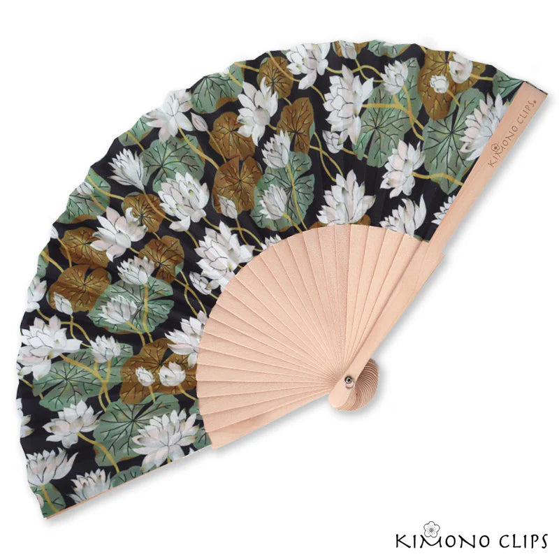 Kimono Fabric Hand Fan