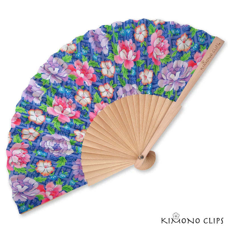 Kimono Fabric Hand Fan