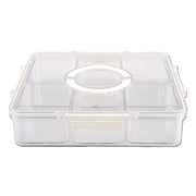 Square 6 Compartment Grazing Box with Carry Handles