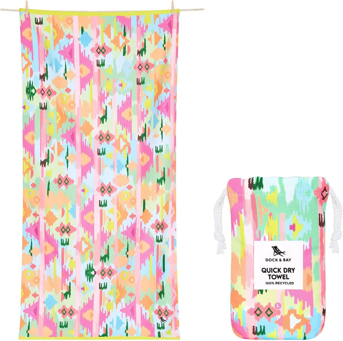 Dock & Bay Beach Towel L - Ibiza Glow