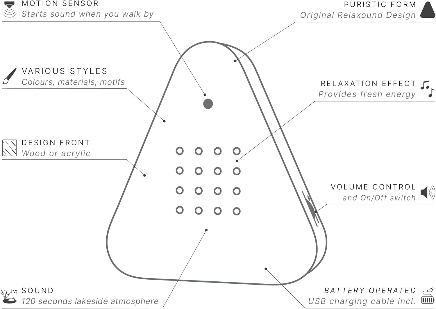 Relaxound Lakesidebox - Birch