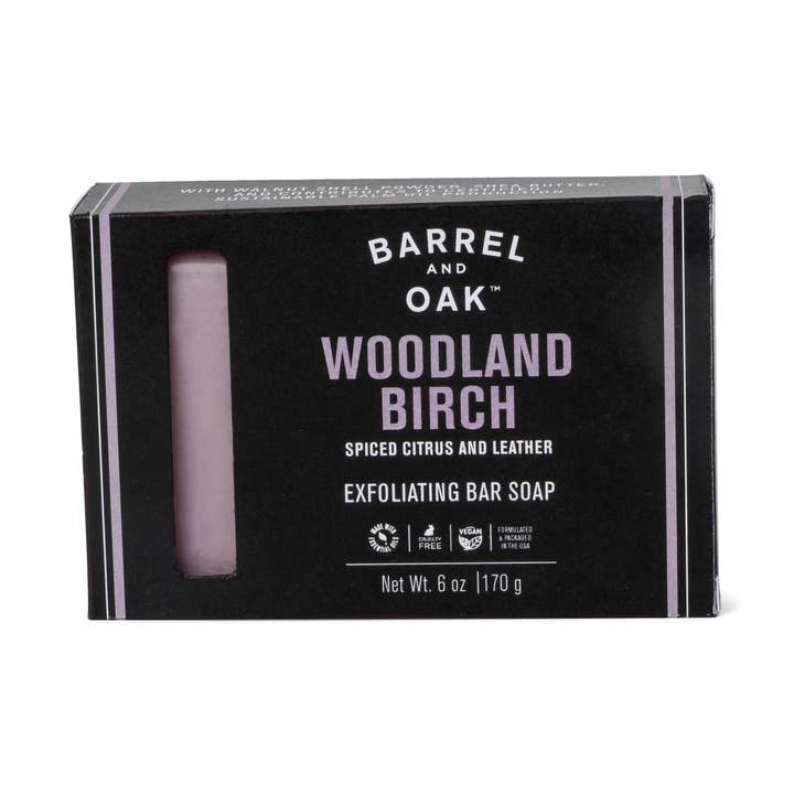 Exfoliating Bar Soap -  Woodland Birch