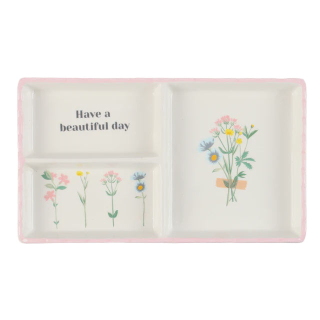 Have A Beautiful Day Ceramic Trinket Tray