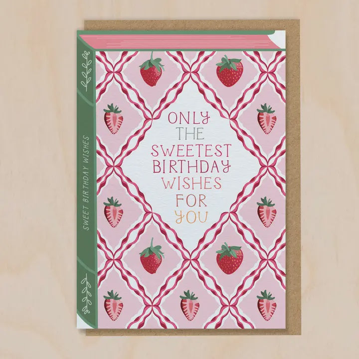 Sweetest Birthday Wishes Book Card