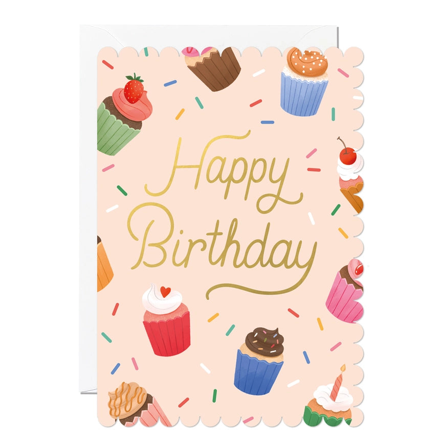 Cupcake Birthday Card