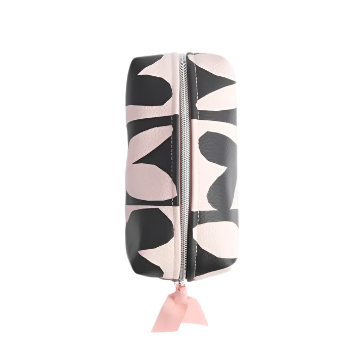 Cube Cosmetic Bag - Mono Checkmate Heart