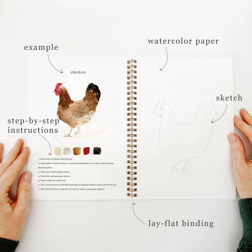 Watercolour Workbook - Animals