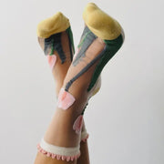 Transparent Mesh Socks - Tulip