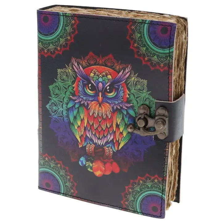 Leather Journal - Owl