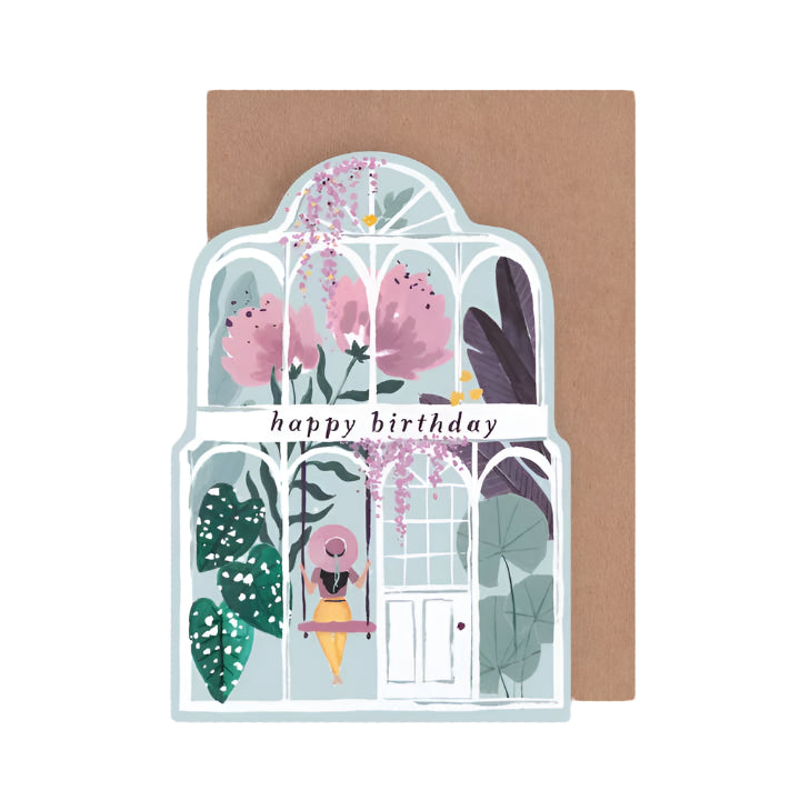Greenhouse Birthday Card